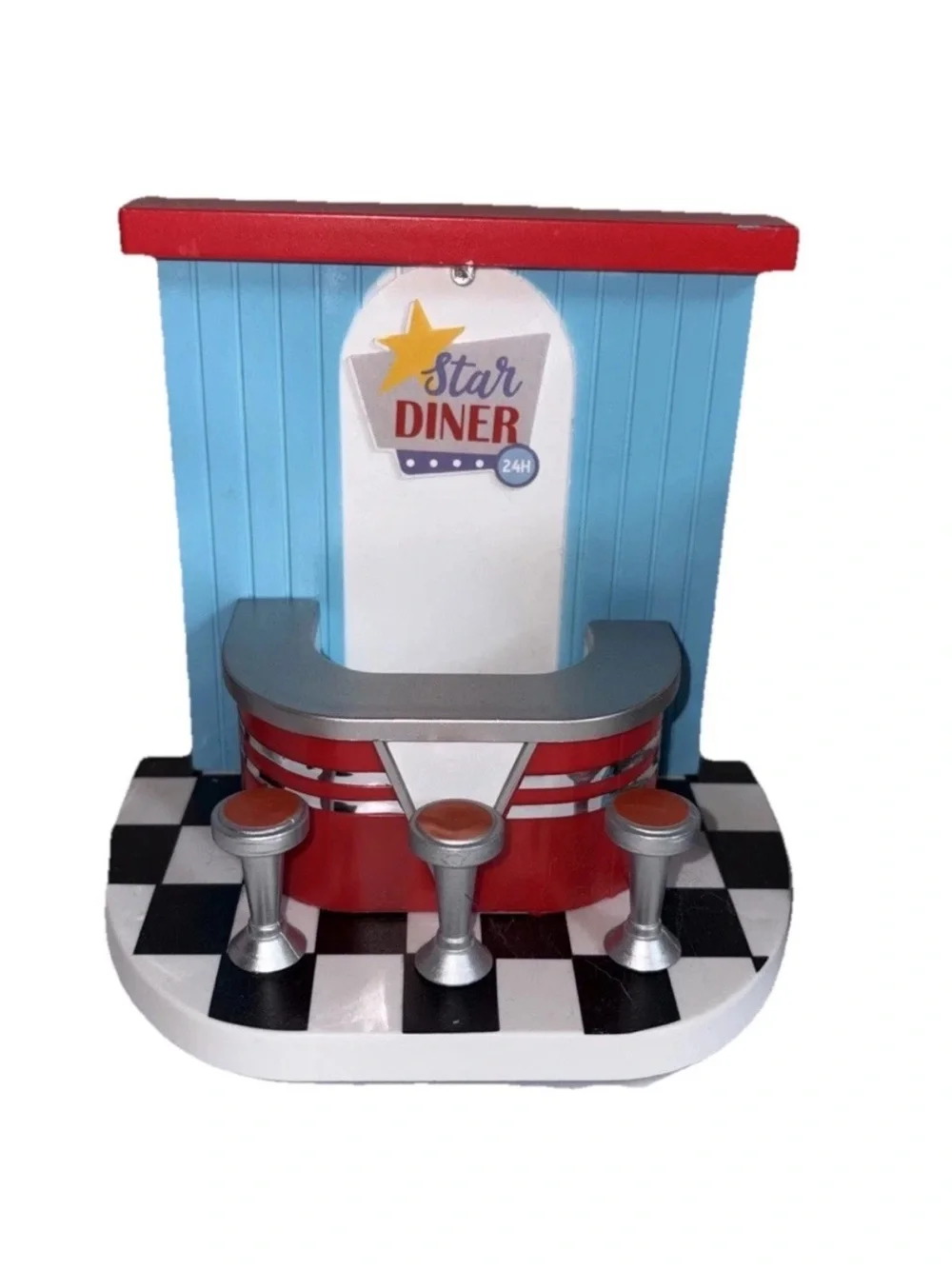 Retro Diner & Gas Station Target Red, Blue, White Fourth of July Patriotic